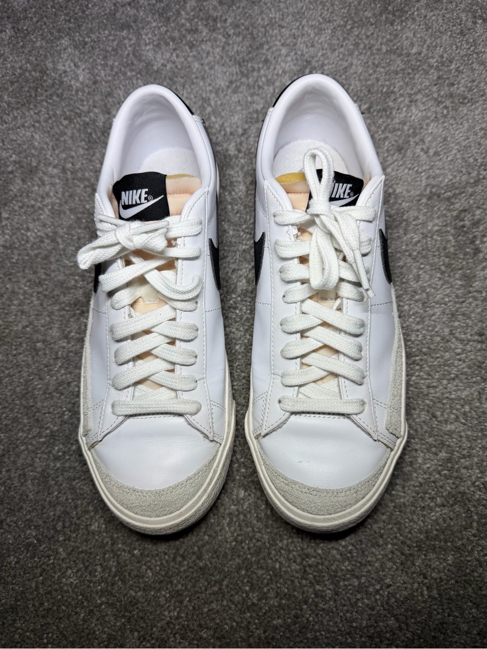 Nike Womens Blazer Low 77 White  Size 8.5 - Picture 4 of 8